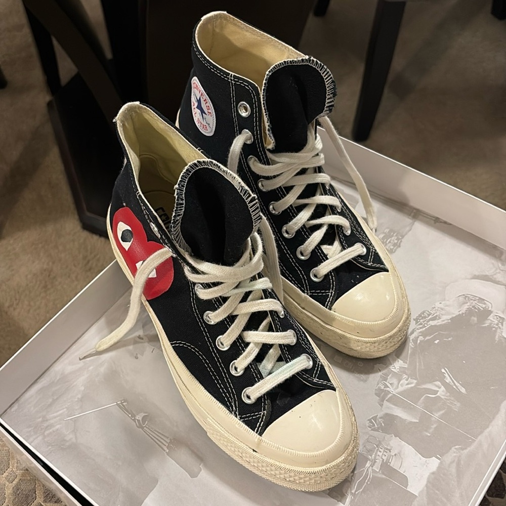 Converse designer high tops shoes